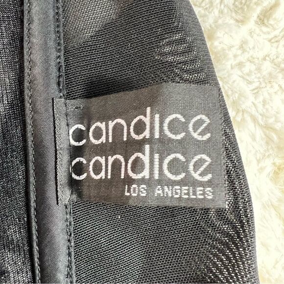 Vintage 1990’s Candice Black Fringe Bralette - Picture 7 of 8